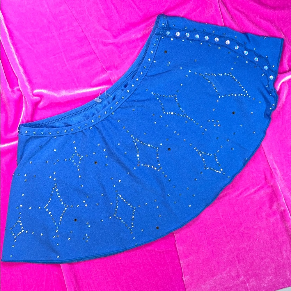Rhinestone Figure Skating/Ice Dance Skirt S/M [VIDEO]